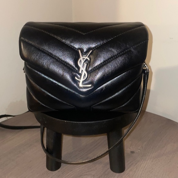 YSL Black Quilted Leather Bag - Picture 1 of 9
